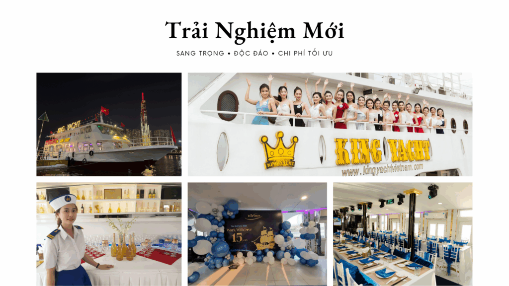 tổ chức sự kiện trên du thuyền