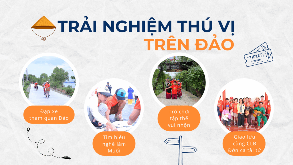 trải nghiệm tour học sinh